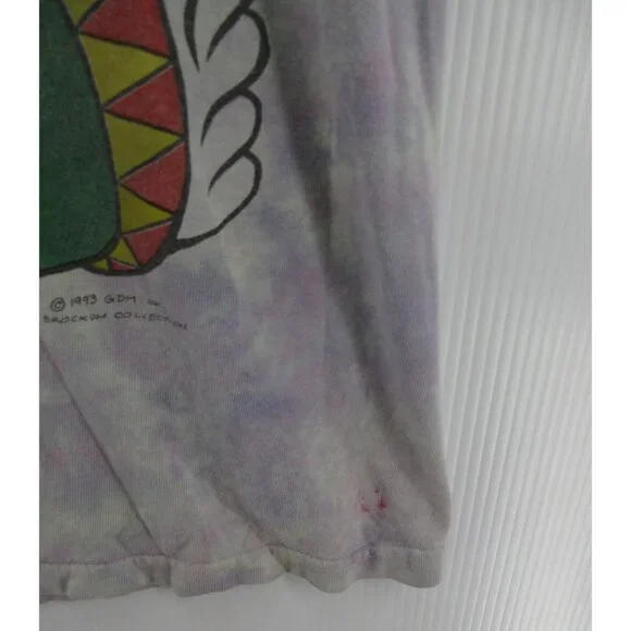 VINTAGE Grateful Dead Shirt Medium Liquid Brockum 1993 Roller Coaster*